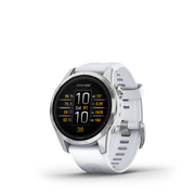 Garmin | EPIX PRO (GEN 2) 42 MM, EZÜST, FEHÉRKŐ SZILION SZÍJJAL (ED)